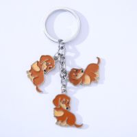 【YF】♨  Dachshund key ring cute animal pet Keychain dog Pendant for Figures Accessories