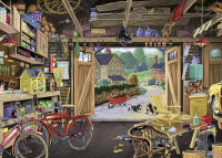 Spot Ravensburger Grandpas Studio 300 ชิ้นจิ๊กซอว์ขั้นสูงที่นำเข้าจากเยอรมัน