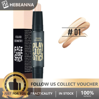 hebeanna ไฮไลท์แต่งหน้าแบบ double-HEAD V Face CONCEALER contouring bronzers highlighters