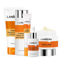 LANBENA Vitamin C Set Cream VCไวเทนนิงโทนเนอร์เซรั่ม5ชิ้น