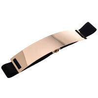 Chic Metal Buckle Elastic Waist Belt For Women