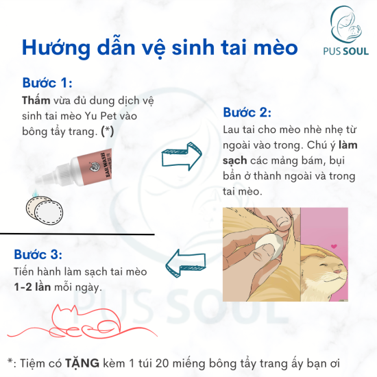 Bộ đôi trị rận tai mèo 7 ngày - thuốc nhỏ rận tai otoclin - ảnh sản phẩm 4