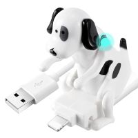 USB Cable Funny Humping Dog Charger for 13/12/11 and More, Moving Spotty Dog Fast Charger USB Cable