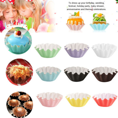 Flower-shaped Leakproof Thickened Popper Cup Candle Liner Tray Wax Melt Warmer Liner