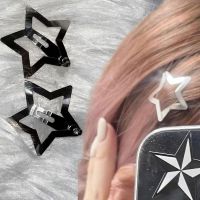 【CW】 2/4Pcs Metal Star Hairpins Headdress Personality Hairclips Barrettes Clip Kids Accessories