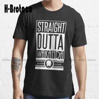 Straight Outta Wakanda Trending T-Shirt Workout Shirts Outdoor Simple Vintag Casual T Shirts Xs-5Xl Make Your Design