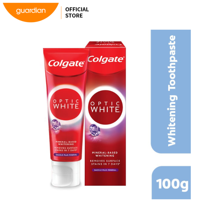 Colgate Optic White Dazzling White Whitening Toothpaste 100g | Lazada