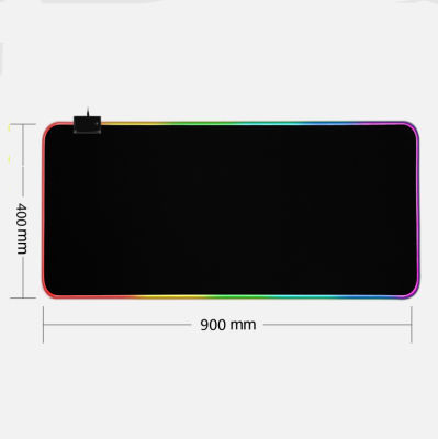 RGB Gaming Mouse Pad Computer Mousepad Large Mouse Pad Gamer Mouse Carpet Big Mause Pad PC Desk Play Mat with RGB Backlit