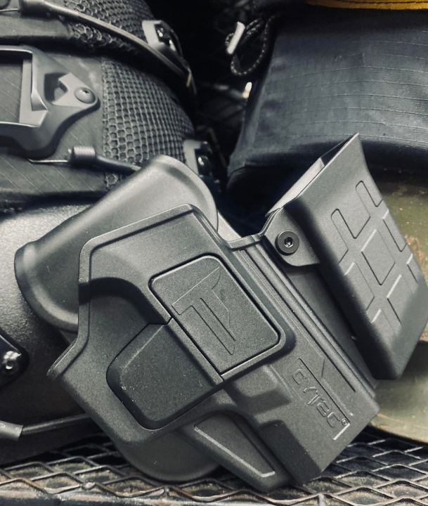 ซองพกนอกปลดนิ้วชี้-g19-แม็ก-cytac-g19-holster-amp-mag-pouch-combo-cy-g19g4sm