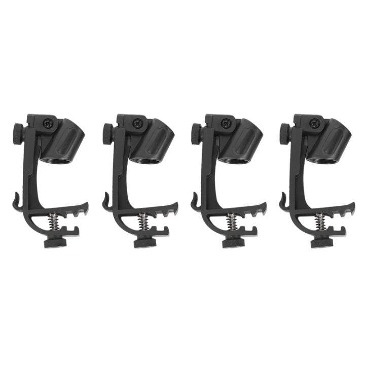 4 Pcs Microphone Clip Drum Clip Shockproof Microphone Clip Microphone