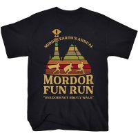 HOT ITEM!!Family Tee Couple Tee Deasa Mordor Fun Run Middle Earths Annual One Does Not Simply Walk Graphic Short Sleeve t-shirt