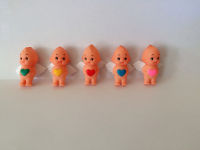 5pcsa lotChildrens Day gift kids Gift mini cutelovely kewpie home decoration plastic craft baby doll SU006