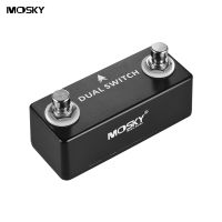 Mosky Guitar Effect Pedal True Bypass Single Tap Switch Dual Footswitch Electric Guitar Bass Effect Pedal Guitar Parts