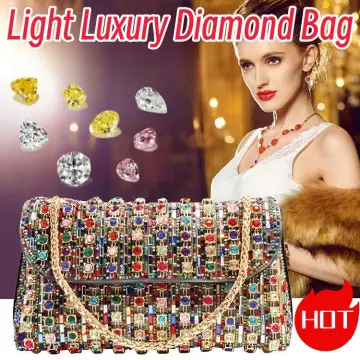 Shop Light Luxury Diamond Bag with great discounts and prices