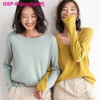 Agafgadf Suéteres Básicos De Caxemira Feminino Pulver เสื้อยืดผู้ชาย