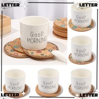 LETTER Durable Anti-hot Accessories Cup Coasters Tableware Mug Holder Non-slip Household Placemats Resistant