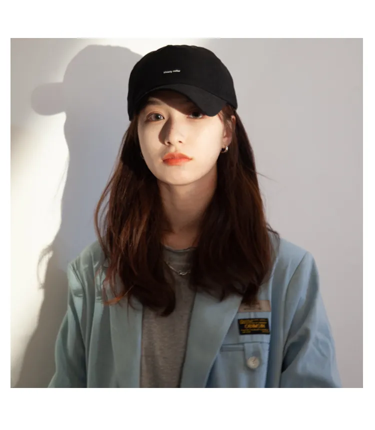 Internet Celebrity Ins Fashion Baseball Cap Women 'S Korean Style Spring  And Summer All-Match Soft Top Sun-Poof Peaked Cap