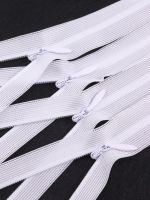 ▨❒☃ New 10 pieces 20- 60cm black and white invisible lace zipper mesh side zipper nylon sewing clothing accessories DIY