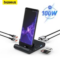 Baseus Docking Station Dex USB C HUB to USB 3.0 HDMI-compatible Dock Station for Samsung Galaxy S20 Note 20 Huawei P40 Mate 30