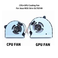 5V Notebook PC Fan Cooler แล็ปท็อป CPU GPU พัดลมระบายความร้อนสำหรับ ROG Strix GL702VM GL702 V FCN FJ9U FJ9T คอมพิวเตอร์โปรเซสเซอร์พัดลม