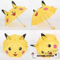 【hot sale】 ❃☁ B53 HGL♪Umbrella Cute Pikachu Pokemon Straight Handle Children´s Gifts Custom Tops