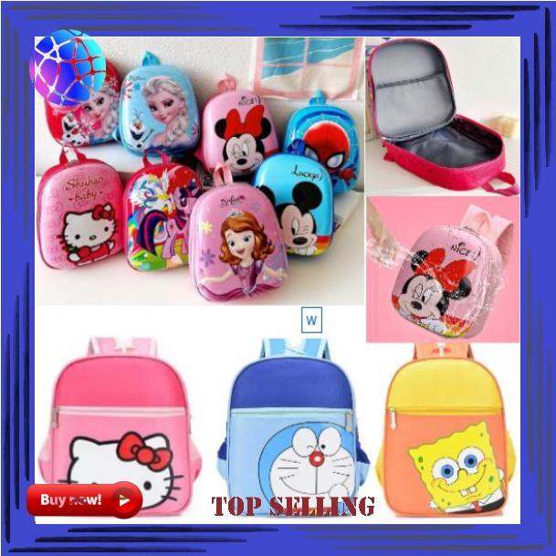 🌍🛒 SHOPHOPLULU 🛒🌍 Cute Character BackPack School Bag Cute Character
