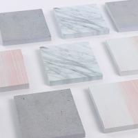 1PC the Color of Marble Notepad Self Adhesive Memo Pad Sticky Notes Bookmark School Office Supply