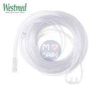 สายออกซิเจน ความยาว 25 ฟุต (7.6 เมตร) WESTMED Adult Nasal Cannula สำหรับผู้ใหญ่