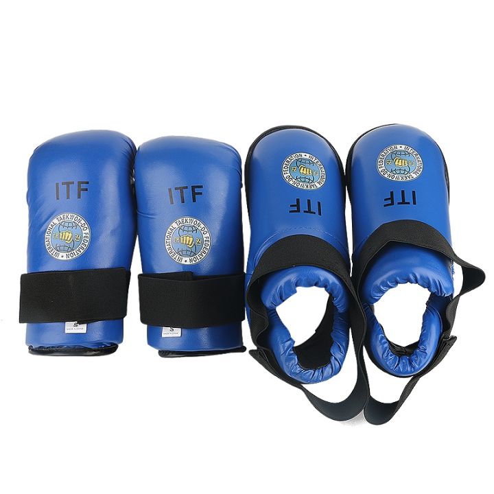 taekwondo-itf-gloves-foot-guard-set-protector-ankle-high-quality-pu-leather-itf-protector-footwear-boot-boxing-for-adult-child