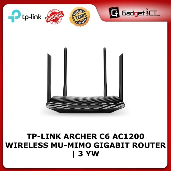 Archer C6, AC1200 Wireless MU-MIMO Gigabit Router