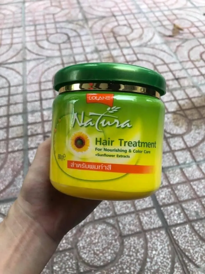 HCM]Kem ủ lạnh dưỡng tóc Lolane Natura hair treatment 500 gr Thái Lan - hấp  tóc - HX1202 - chăm sóc tóc chuyên sâu 