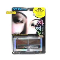 nice shop เขียนคิ้ว nice shop 2 เฉดสี eyebrow powder เบอร์ 3 (1ตลับ)