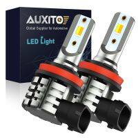 Auxito ไฟตัดหมอก Led H11 H8 2x H16jp หลอดไฟ Led Canbus สองสีไฟเดย์ไลท์กลางวันสำหรับ Bmw F30 Suzuki Skoda Octavia ที่นั่ง