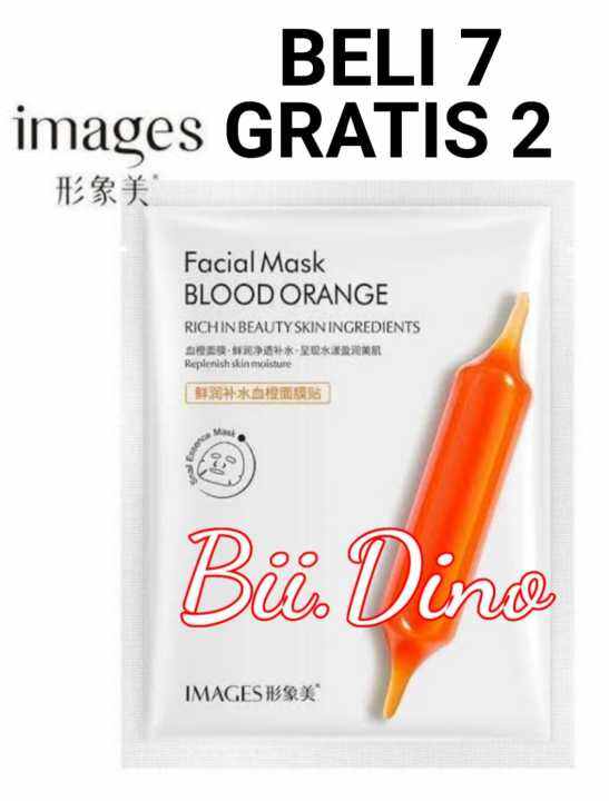 Beli 7 Gratis 2 Images Blood Orange Mask Masker Wajah Fresh