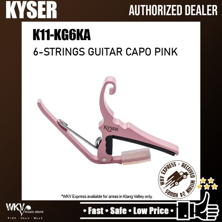 Kyser K11-KG6KA Quick Change Acoustic  Electric Guitar Capo Pink (K11KG6KA  K11 KG6KA) Lazada