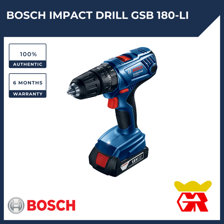 Bosch Cordless Impact Drill GSB 180 LI Lazada PH