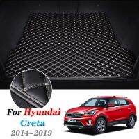 เสื่อท้ายรถหนังสำหรับ Hyundai Creta Ix25 Cantus 2014-2019ซับในรองเท้าบูท Error ถาดใส่อาหารพรมรถยนต์พรมเช็ดเท้า