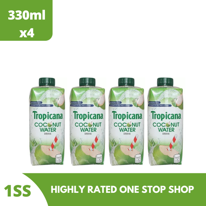 Tropicana Coconut Water Drink, 330ml Lazada PH