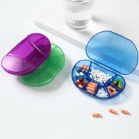 Portable Medicine Box Plastic Medicine Box Storage Box 8 Compartments One Week Pill Box