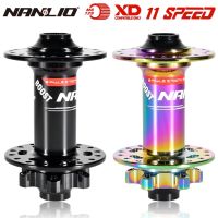 Nanlio XM820 Boost Front MTB Bicycle Hub 15x110mm TA THRU 100x15 100x9MM 28H 32 Holes 6 Bolts Disc 2 Sealed Bearing E-Bike Parts