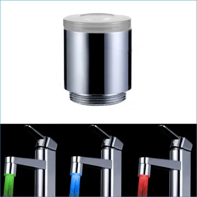 Temperature control tricolor Color Faucet Aerators LightThermostat tri-color light-emittingled faucet adapterJ14187