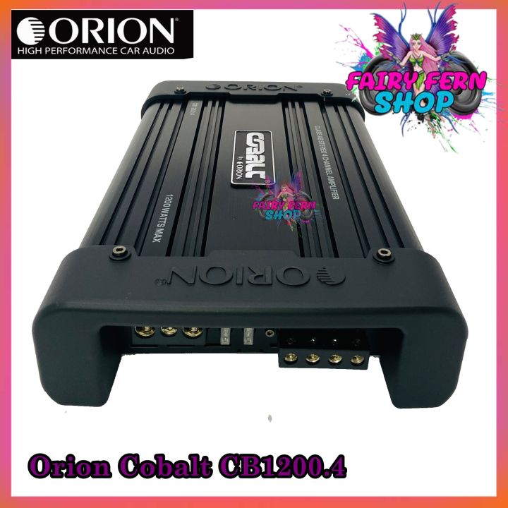 orion-cobalt-cb1200-4-แอมป์ขยายเสียง-4-ch-class-ab-1200-วัตต์-ตอบสนองความถี่-10000-36000เฮิร์ต-เพาเวอร์แอมป์รถยนต์สัญชาติอเมริกัน-ของแท้-พาวเวอร์แอมป์รถยนต์