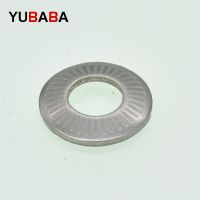 M3 M4 M5 M6 M8 M10 M12 M16 Mesin Cuci NFE25511/SN70093 Bahasa Perancis Mesin Cuci Bergerigi Crinkled Spring Washer Stainless baja A2