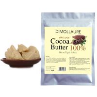 【CW】 xDimollaure 100g 500g Pure Cocoa Butter Unrefined Skin Care Carrier Oil Body Nourish Moisturizing Oil Skin Care Cosmetics Raw