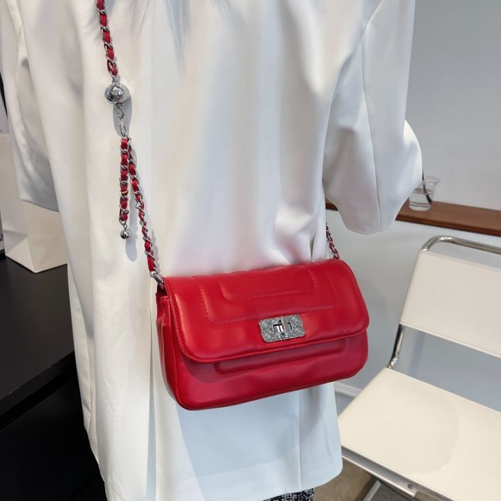 ms-small-bag-female-2022-new-senior-chain-small-bread-texture-summertime-joker-niche-one-shoulder-inclined-shoulder-bag
