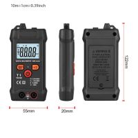 Digital Multimeter with Low Voltage Indicator On-off Buzzer True RMS Auto Ranging Voltmeter Voltage Resistance Tester