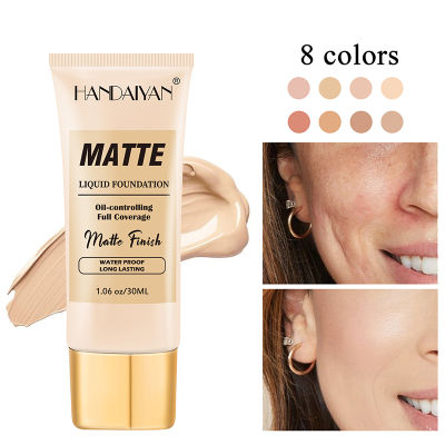 Liquid คอนซีลเลอร์ BB ครีม Long Lasting Liquid Foundation กันน้ำ Acne Spot Natural Face Base แต่งหน้า Matte Cosmetic