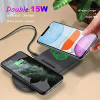 2 In 1 30W Wireless Charger สำหรับ 14 13 12 Pro Max 11 XS XR X 8 20W Dual Fast Charging Pad สำหรับ Samsung S22 S21 S20 Xiaomi