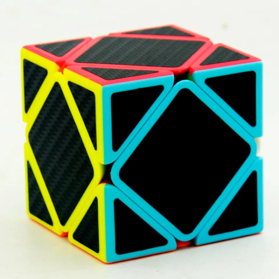 Carbon Fiber Cube Magic Cube Speed 2x2 3x3 4x4 5x5 Pyramid 223 233