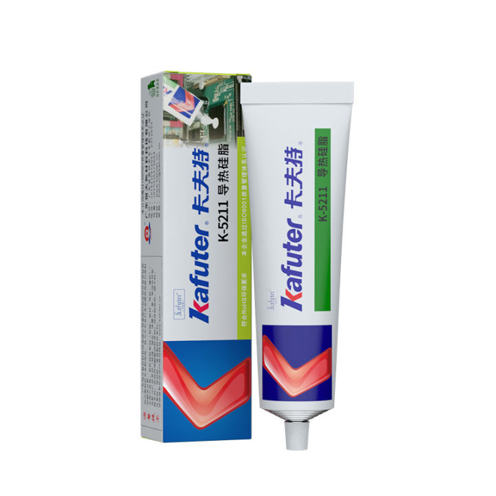 hot-item-kafuter-k-5211-thermally-conductive-silicone-grease-non-corrosive-environmental-protection-heat-dissipation-of-electronic-components-1-2-thermal-conductivity-xy